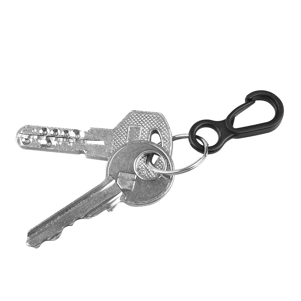 10pcs Plastic Snap Clip Hook Camping Carabiner Buckle Outdoor Tent Accessories Multifunction Snap Hook Camping Equipment Heavy Duty Plastic