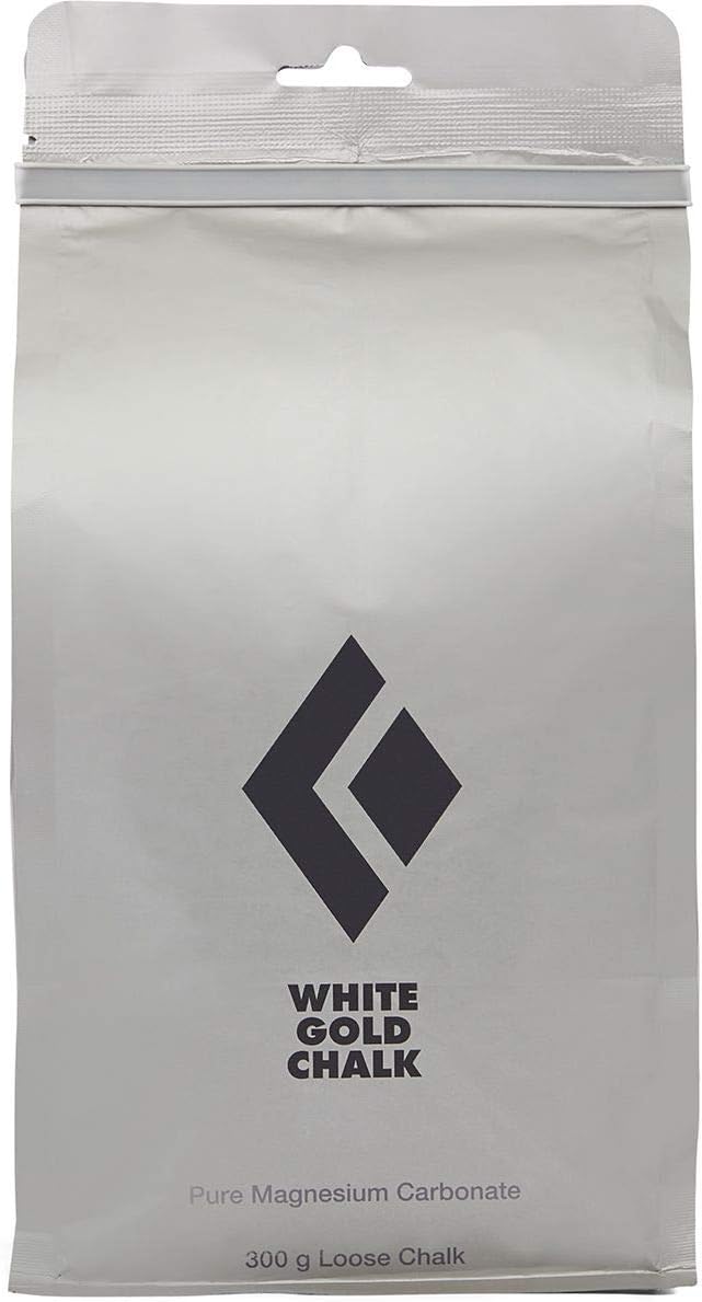 BLACK DIAMOND White Gold Loose Chalk for Rock Climbing, Bouldering, Weightlifting, Gymnastics, 300g