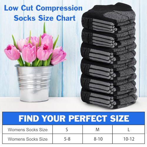 Women Ankle Socks Cushioned Running Athletic Low Cut Gift Socks for Hiking, Sport, Gym, Workout