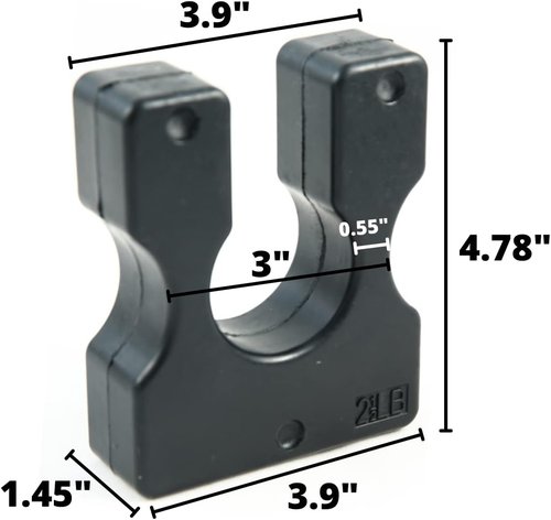 Ader Sporting Goods Weight Stack Adapter Plate- 2.5lb