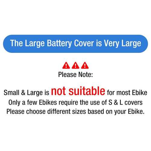 Large Size Battery Cover For Electric Bicycles , Ebike Frame Battery Protector Cover,Three sizes options