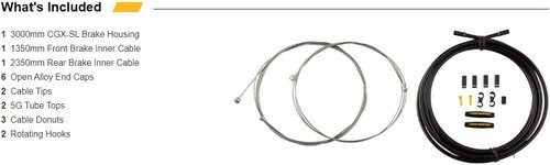 Jagwire Universal Sport Brake Kit, White
