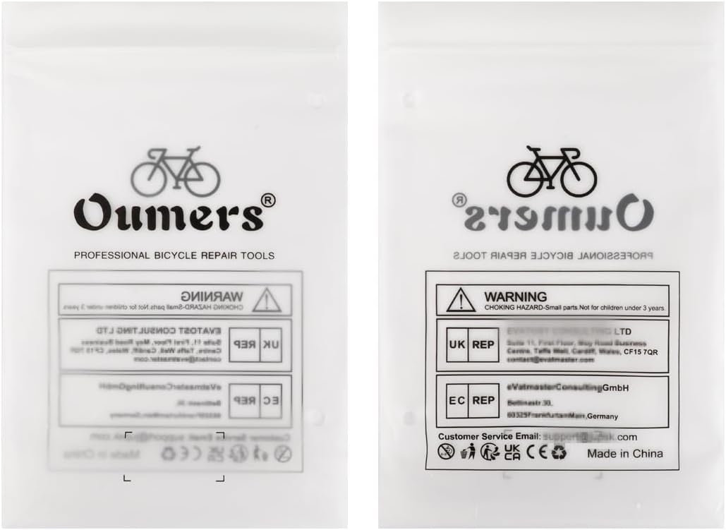Oumers Bike Chain Tools Kit, Cassette Removal Tool Sprocket Remover Kit/Chain Whip and Cassette/Rotor Lockring Removal Tool with Guide Pin