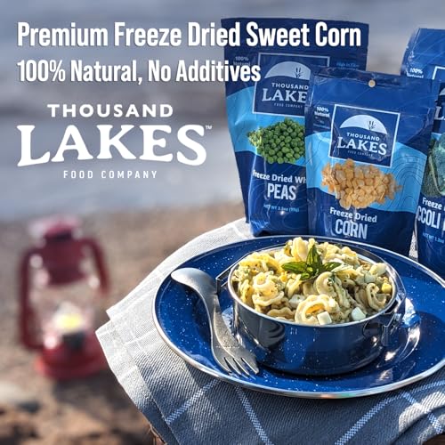 Freeze Dried Sweet Corn 2-Pack - 3.6 oz Each, No Additives, Healthy Snack