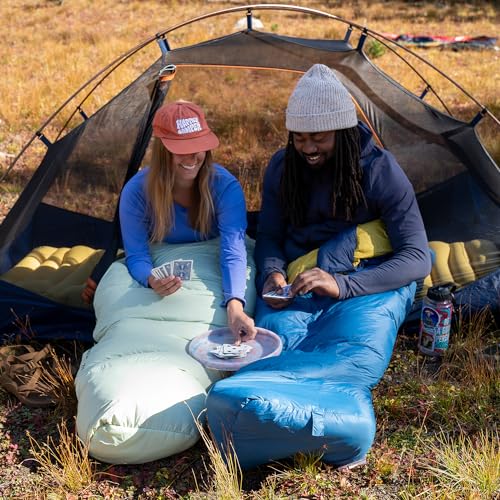Kelty Cosmic 20 Down Mummy Sleeping Bag for Backpacking, Campers, 550 Fill Power, Recycled Fabrics with PFAS-Free DWR, Designed in Sunny Colorado, USA, 2024 Model (Regular)