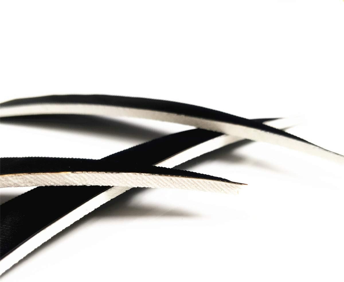 Letszhu Archery Arrows Feather Fletching 4 Inch Real Turkey Vanes for Hunting Target Shooting (25 Pack)