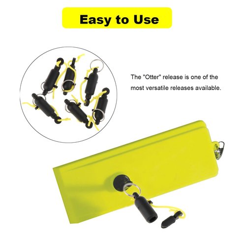 6Pcs Planer Release Clips Heavy Tension Snap Release Clip Mini-Otter Planer Release for Off Shore Fishing