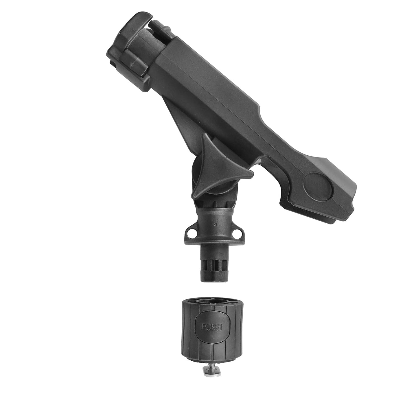 Kayak Fishing Rod Holder , Fishing Boat Rods Holder with T-Shaped Screw, 360° Adjustable Kayak Fishing Pole Holder Mounted Track or Kayak,
