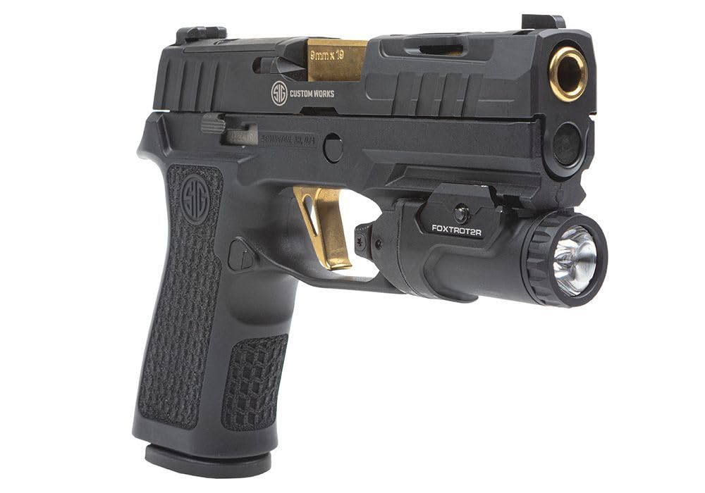 Lumintrail Sig Foxtrot 2 Weapon Light, White Tactical Light - SOF2100-500-Lumen Tactical Flashlight, Sliding Rail-Mounted Cleaning Cloth