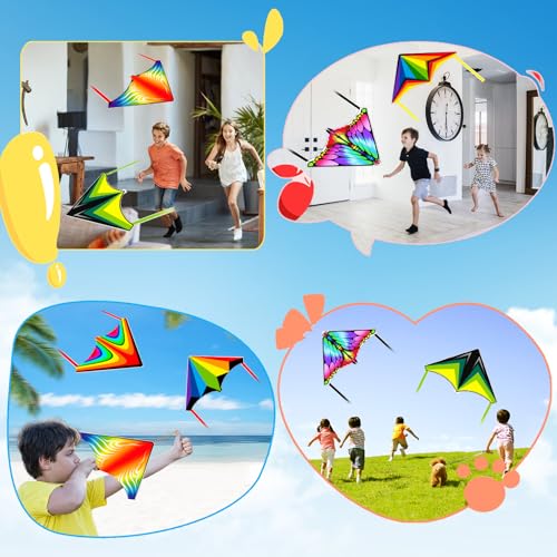 Butterfly Mini Kites for Kids Ages 3-12 - Easy to Fly Beach & Park Toys - 6 Pack