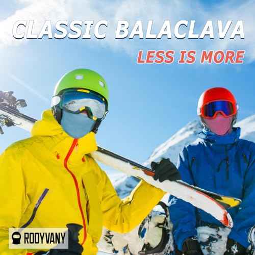 Fleece Balaclava Ski Mask for Men&Women,Warm/Windproof/Lightweight Winter Face Mask for Skiing/Snowboarding/Cycling