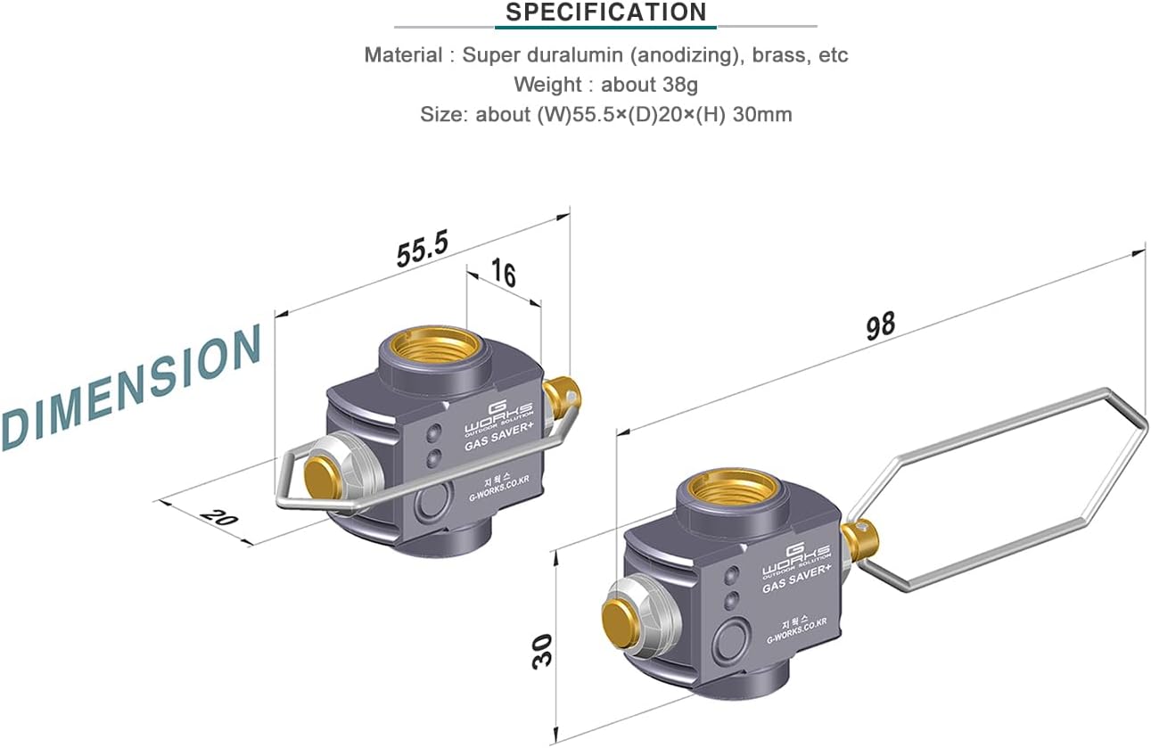 Gas saver plus/Lindal Valve Canister Shifter/Refill Adapter/Air Vent Function