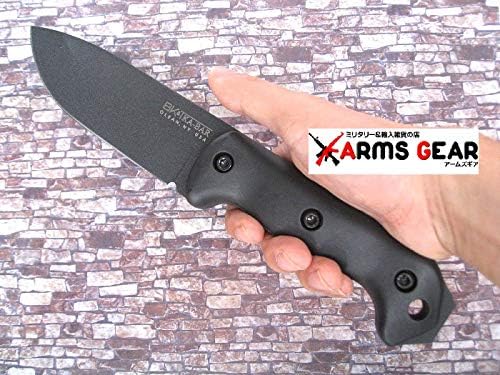 KA-BAR Becker BK2 Campanion Fixed Blade Knife, Carbon Steel