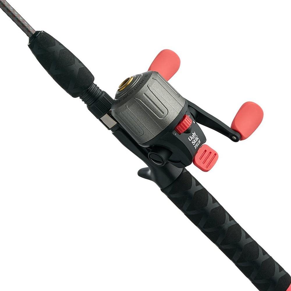 Shakespeare Ugly Stik Ugly Tuff 8+ Spincast Reel and Fishing Rod Combo