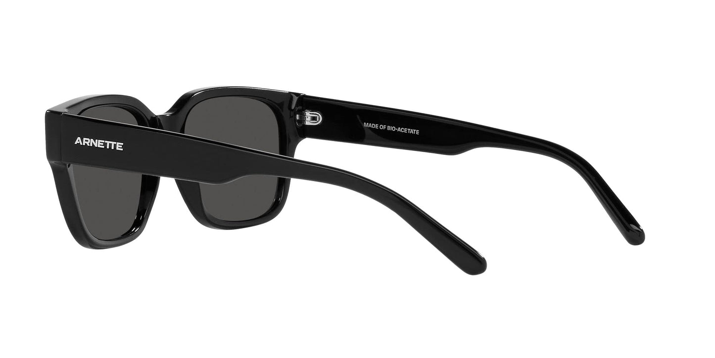 Arnette AN4294 Type Z Square Sunglasses, Black/Dark Grey, 54 mm