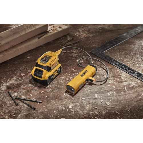 DEWALT LED Flashlight, USB-C Rechargeable, Magnetic Jobsite Light (DCL183)