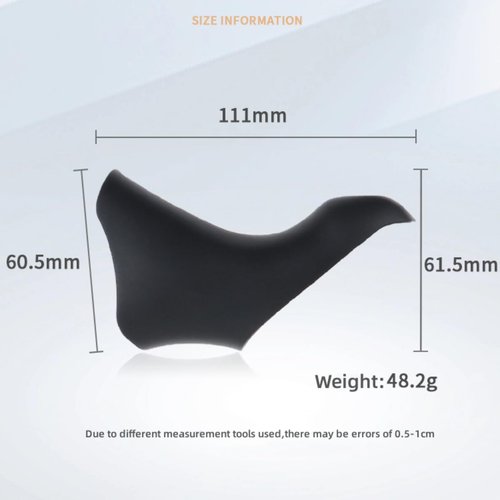 SUKOUSRAM Bike Brake Levers Hoods Compatible with Ultegra 105 ST-5600/ST-6600/ST-5601,Pair of Black
