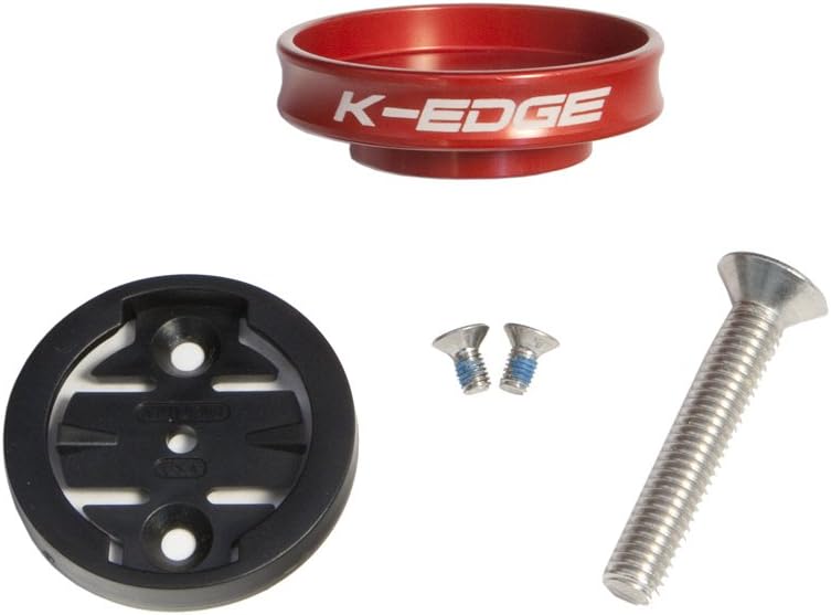 K-Edge | Gravity Top Cap Bicycle Computer Mount | Wahoo | Black