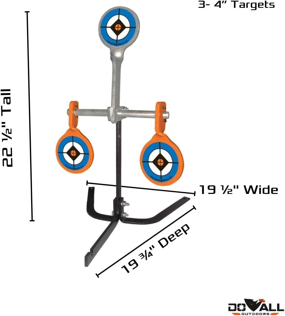 Do All Outdoors High Cal Auto Reset Pro Steel Shooting Target for High Caliber