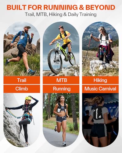 Lightweight Hydration Backpack with 1.5L Water Bladder for Running Hiking Cycling