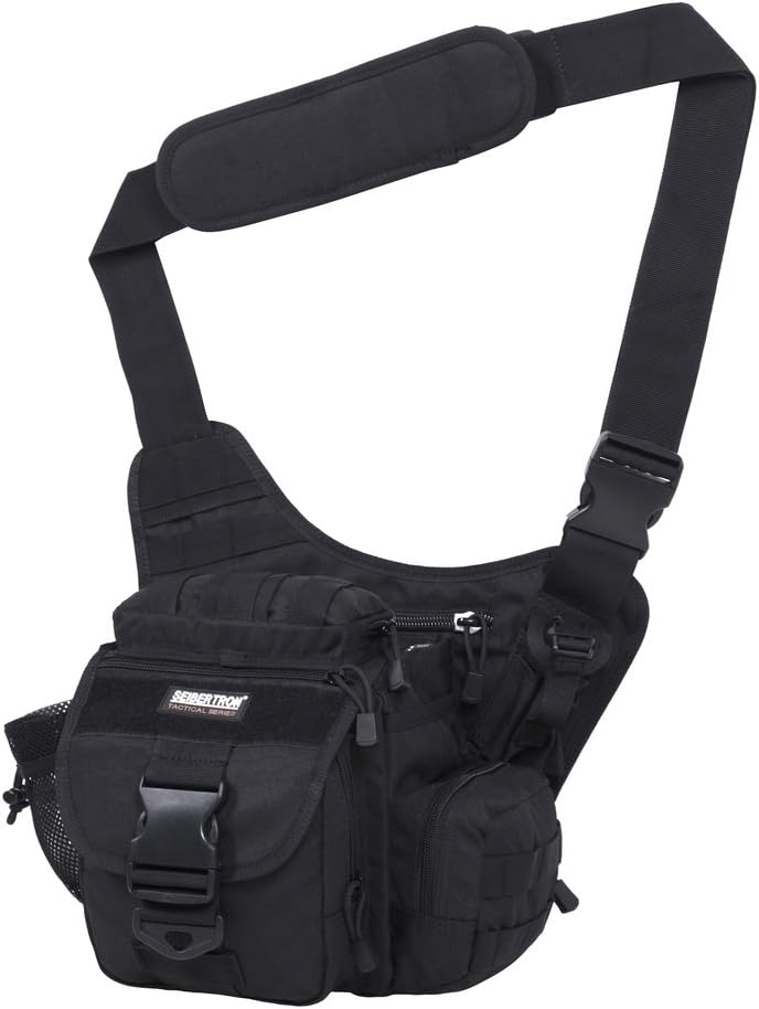Seibertron Tactical Sling Pack EDC Travel Compact Messenger Molle Bag