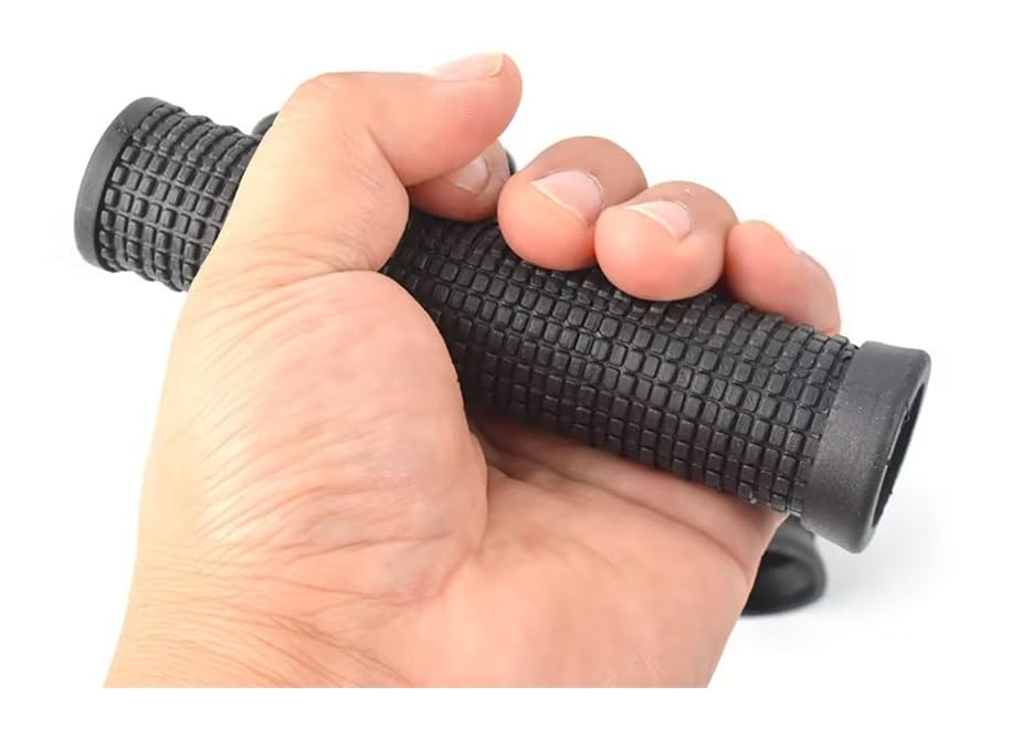 2PCS Bike Long/Short Handlebar Grips for Twising Shifter, Shockproof Anti Slip for MTB Parts, Cycling Parts and Components Anti Slip Soft Rubber Handlebars, Headsets and Stems(Black)