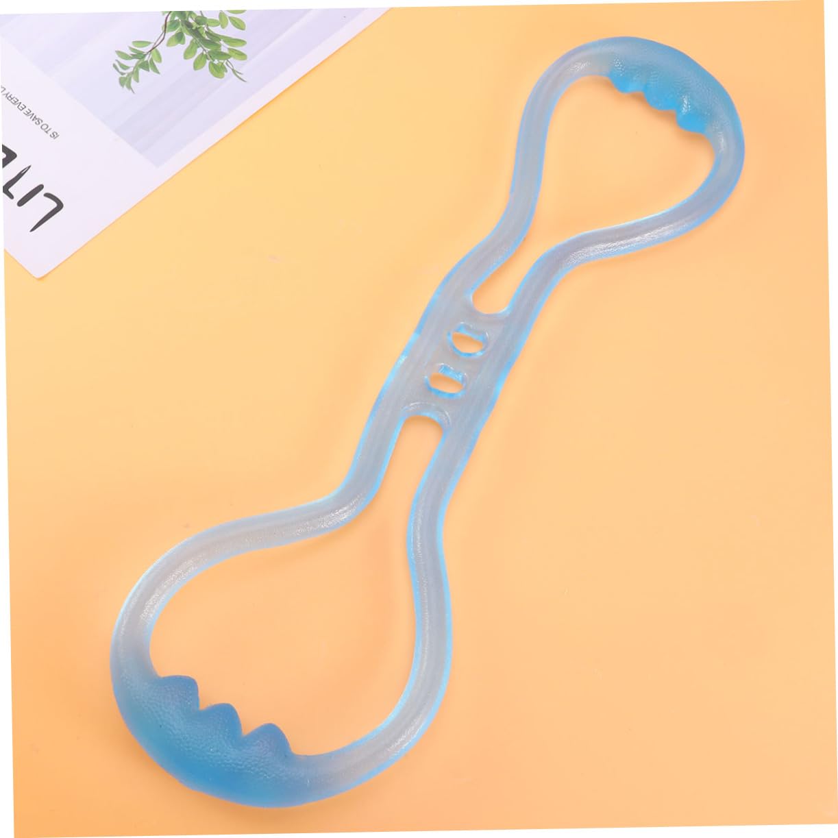 Kisangel 2pcs Silicone Yoga Tension Band 8-Shaped Strap Rope Elastic Pull Bands for Multifunctional Stretching Resistance Workout