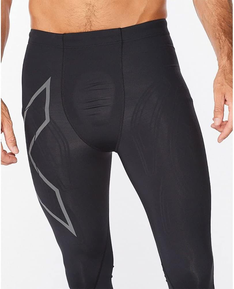 2XU Men's Light Speed Compression Tights - Lightweight & Flexible Support for Improved Running Performance