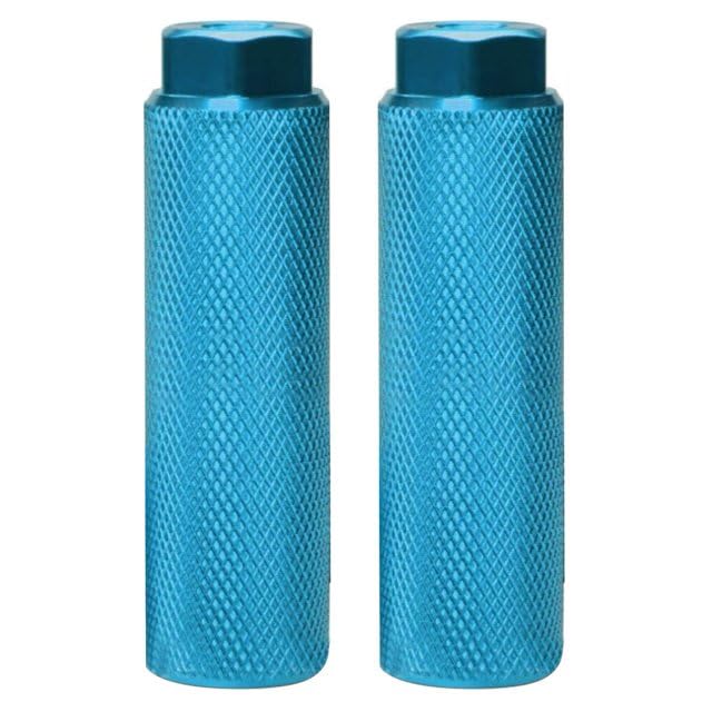 2 Pcs Bike Pegs Aluminum Alloy Anti-Skid Lead Foot Bicycle Pegs BMX Pegs for Mountain Bike Cycling Rear Stunt Fit 3/8 inch Axles Bike Accessories Bmx Bike
