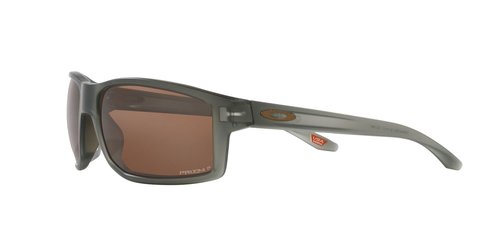 Oakley Man Sunglasses Matte Grey Smoke Frame, Prizm Tungsten Polarized Lenses, 61MM