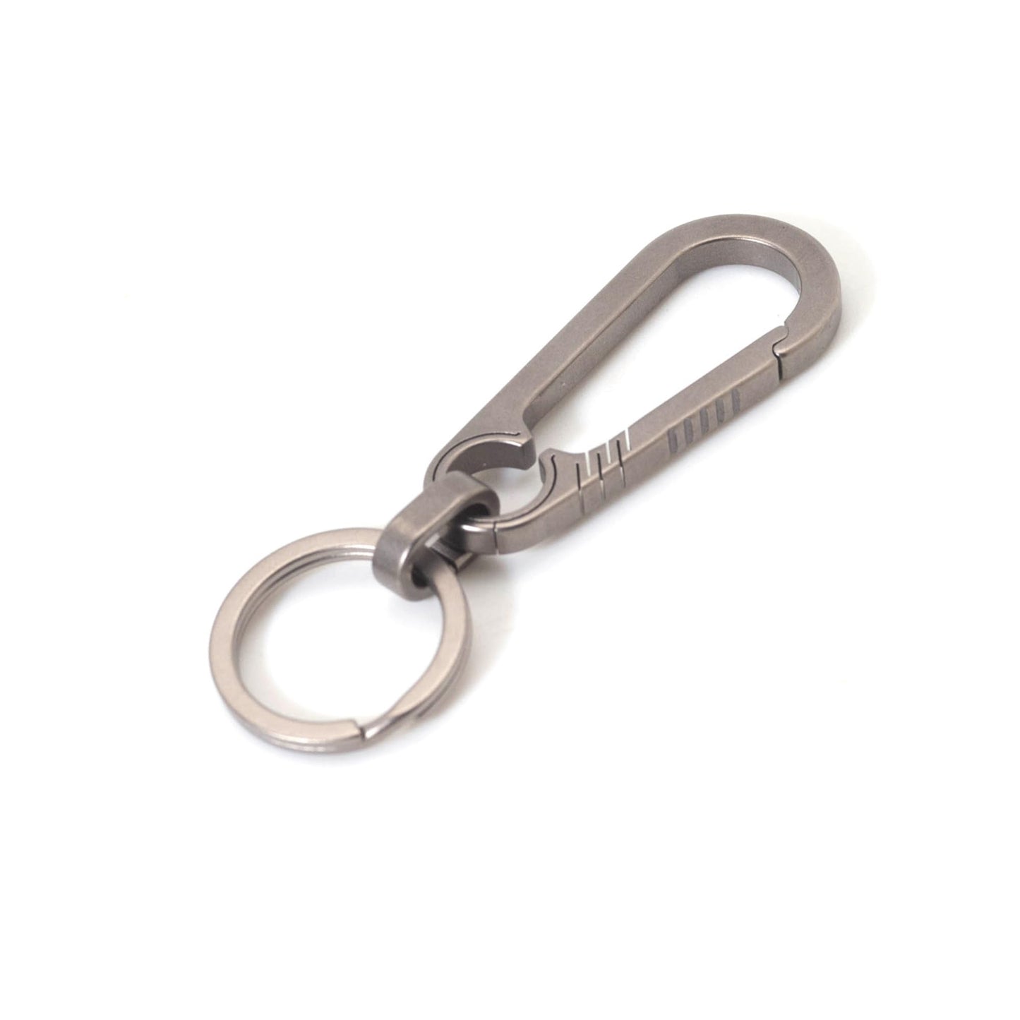 JVCOM Titanium Carabiner Keychain And Keyring, Duty Belt Key Clip, Minimalist EDC Keychain.