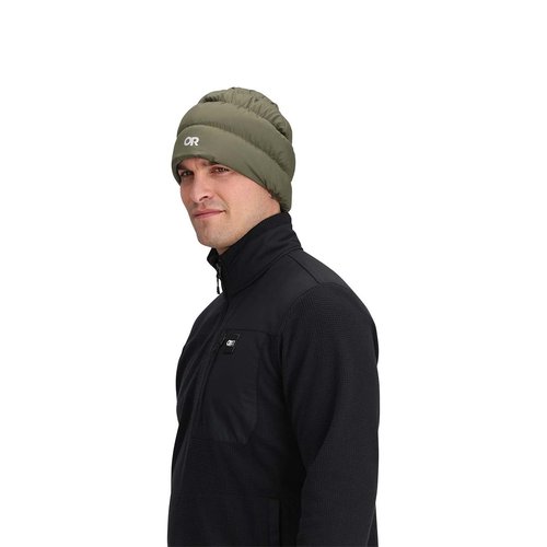 Outdoor Research Coldfront Down Beanie, Ranger Green, L/XL