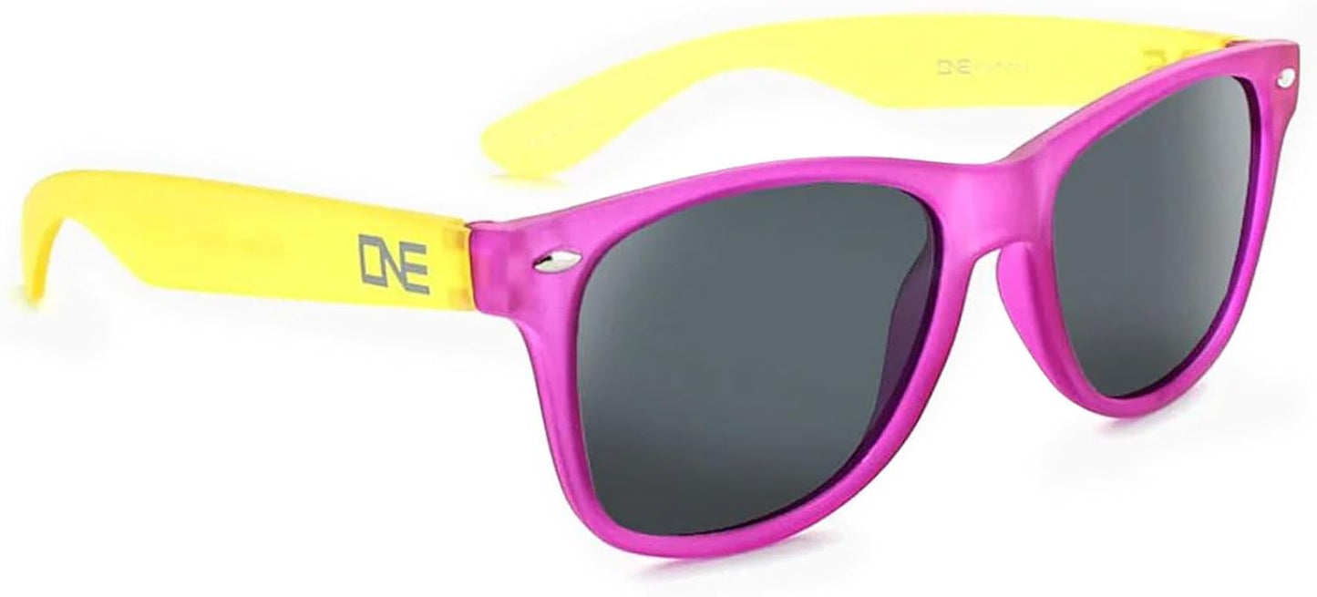 Optic Nerve Boogie Polarized Kids Sunglasses – Lightweight Shield Frame, UV Protection, Anti-Glare – Unisex Fit