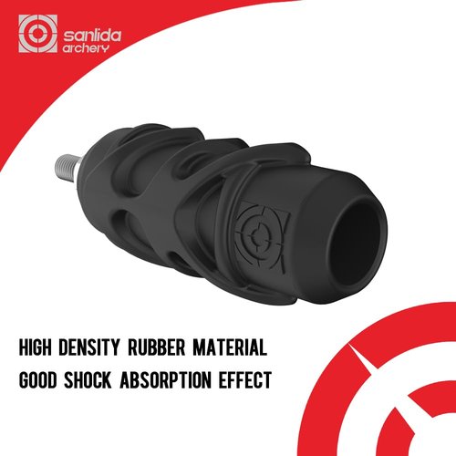 sanlida Archery Dragon X9 Stabilizer Bow Riser Extension Dampener, Easy Disconnect Silencer for Recurve Bow Compound Bow
