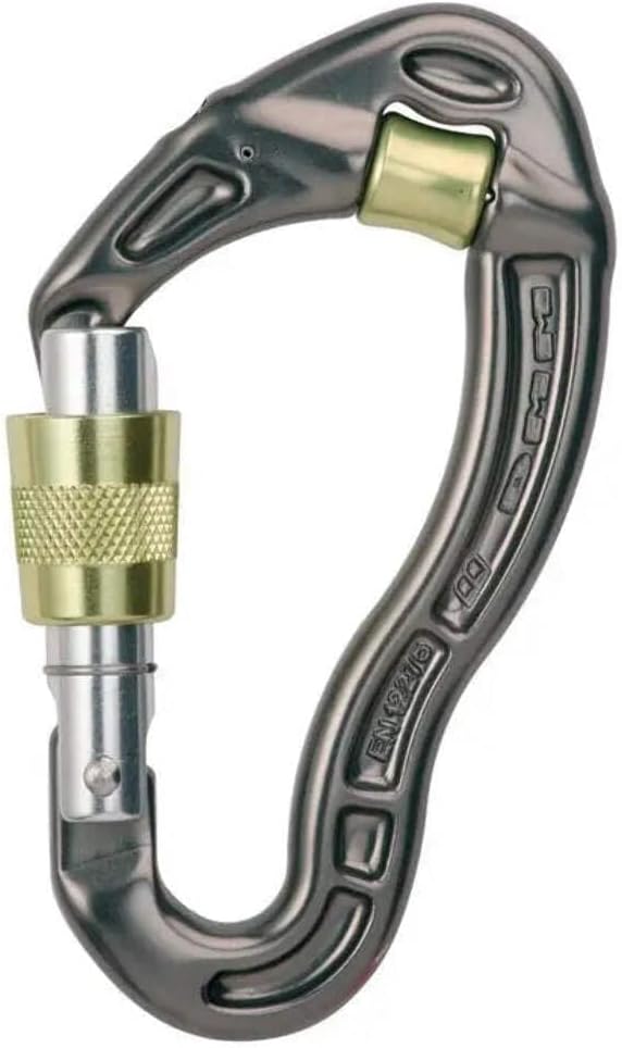 DMM Revolver SG Carabiner, Gunmetal with Gold Gate