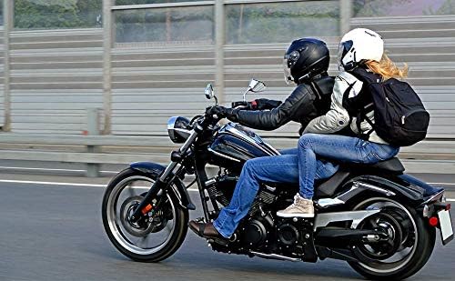 Child Motorcycle Safety Harness with Handles Reflective Material Black