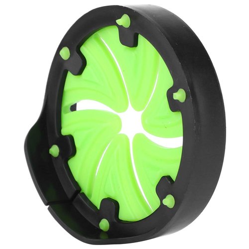 Locadence Paintball Loader Hopper, 7.8cm Diameter Green Black Petals Triangular Universal Paintball Rotor Feedgate, Paintball Speed Feed Gate Lid Hoppers Cover for Circular Lip Closure Hoppers