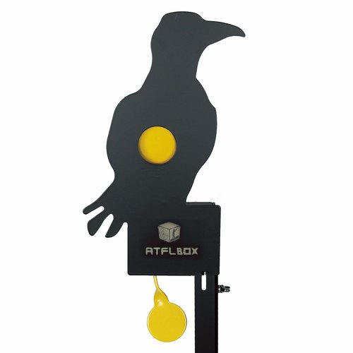Atflbox Metal Eagle Reset Target, Air Rifle Animal Shooting Targets for Outdoor and Backyard, Rated for Airgun Pellet .177 .22 Caliber