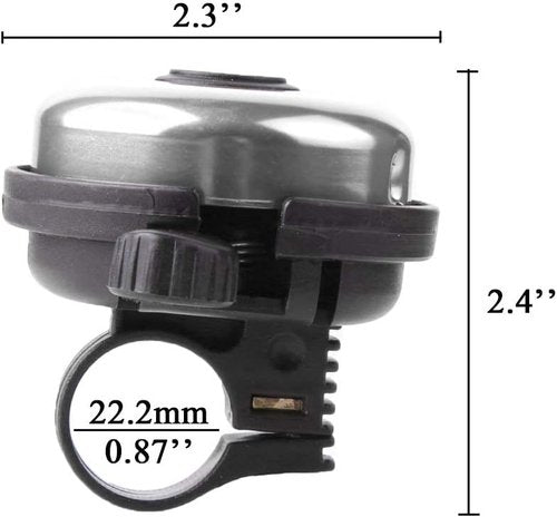 Aluminum Bike Bell, Loud Sound Bicycle Bell for Adults Kids Girls Boys