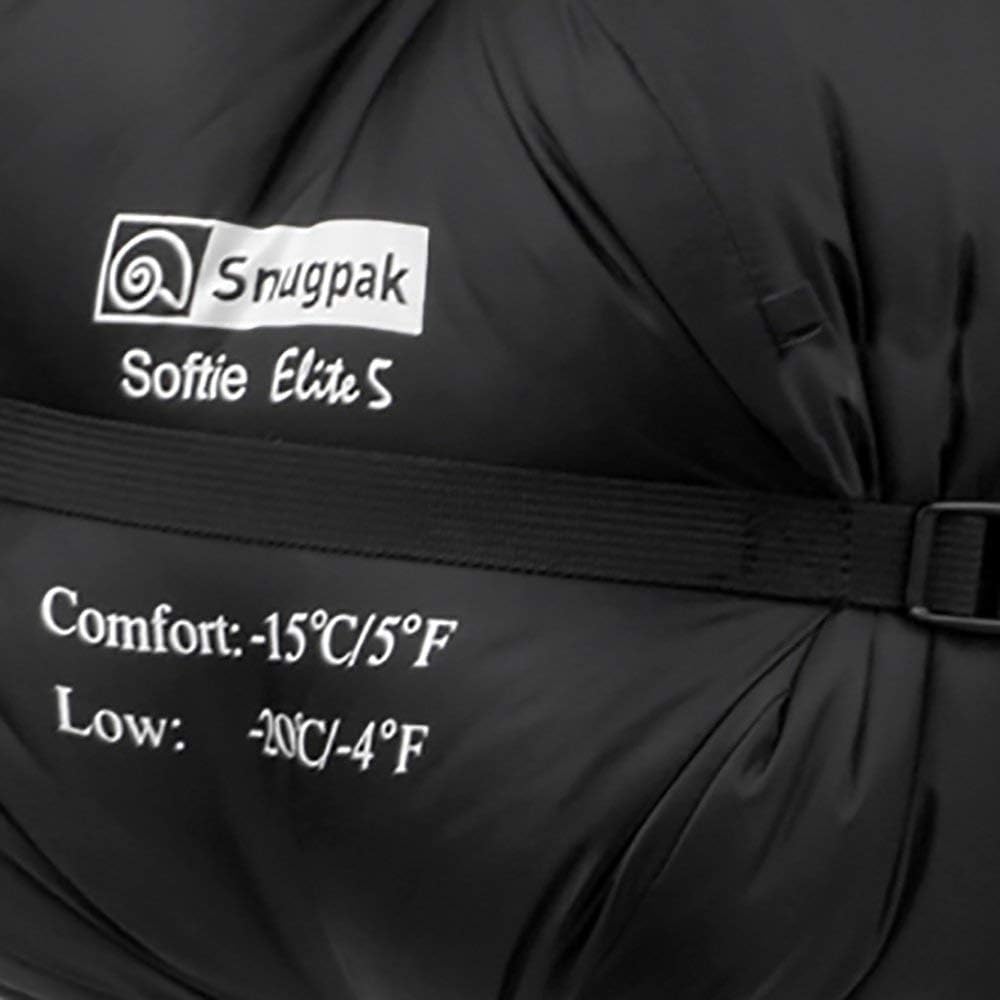 Snugpak Softie Elite 5 WGTE Sleeping Bag – Expandable Side Baffle, –15 °C Comfort, Left or Right Zip