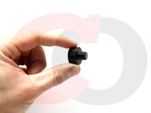 5000 PSI Paintball Air Tank Gauge - Captain O-Ring Black, Fits 3000 & 4500 PSI Tanks