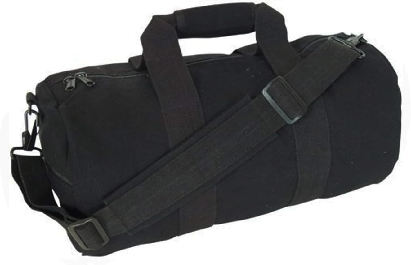 FOX OUTDOOR PRODUCTS Durable Multi-Functional Tactical Everyday Hauling Roll Bag with Detachable Shoulder Strap and Wrap-Around Cotton Handles | Available in 3 sizes: 9" X 18", 12" X 24" or 14" X 30"