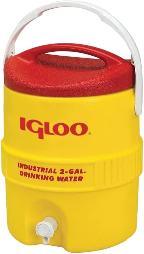 Igloo 2-Gallon Cooler - Durable Plastic Water Container for Outdoor & Camping