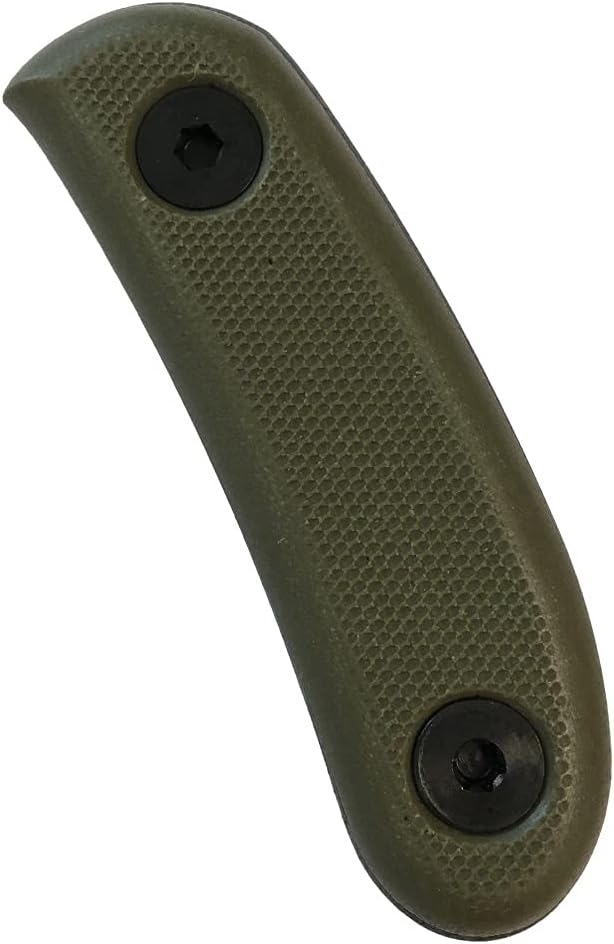 ESEE Candiru Knife Handle Scales, Compatible with Fixed Blade Hunting Knife, Camping Knives Grip Upgrade for Survival, Tactical, Hiking & Outdoor Use, Cool Gifts for Men (Orange G10)