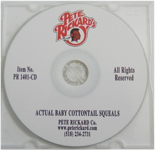 Pete Rickard's 1401CD Actual Baby Cottontail Squeals CD