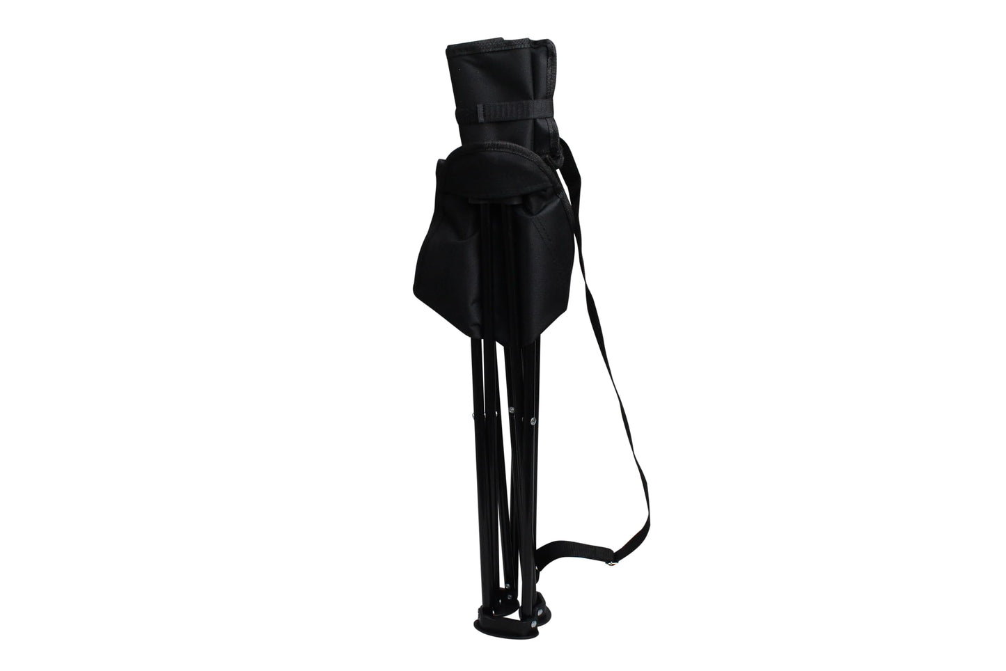 Preferred Nation Tripod Stool seat with backrest. Collapsible, Lightweight, and Portable with Built in Shoulder Carry Strap (Set of 2)
