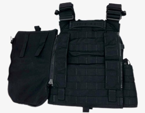 Redemption Tactical Archangel 2.0 Tactical Vest with Zippered Flatpack and Side Cummerbund Pockets (Black)