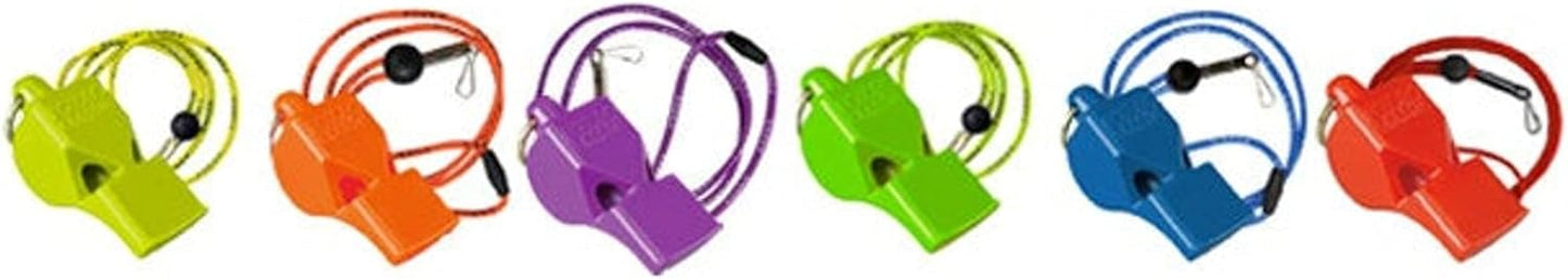 Fox 40 Classic CMG Pealess Safety Whistle, 115 dB, Purple, Lanyard