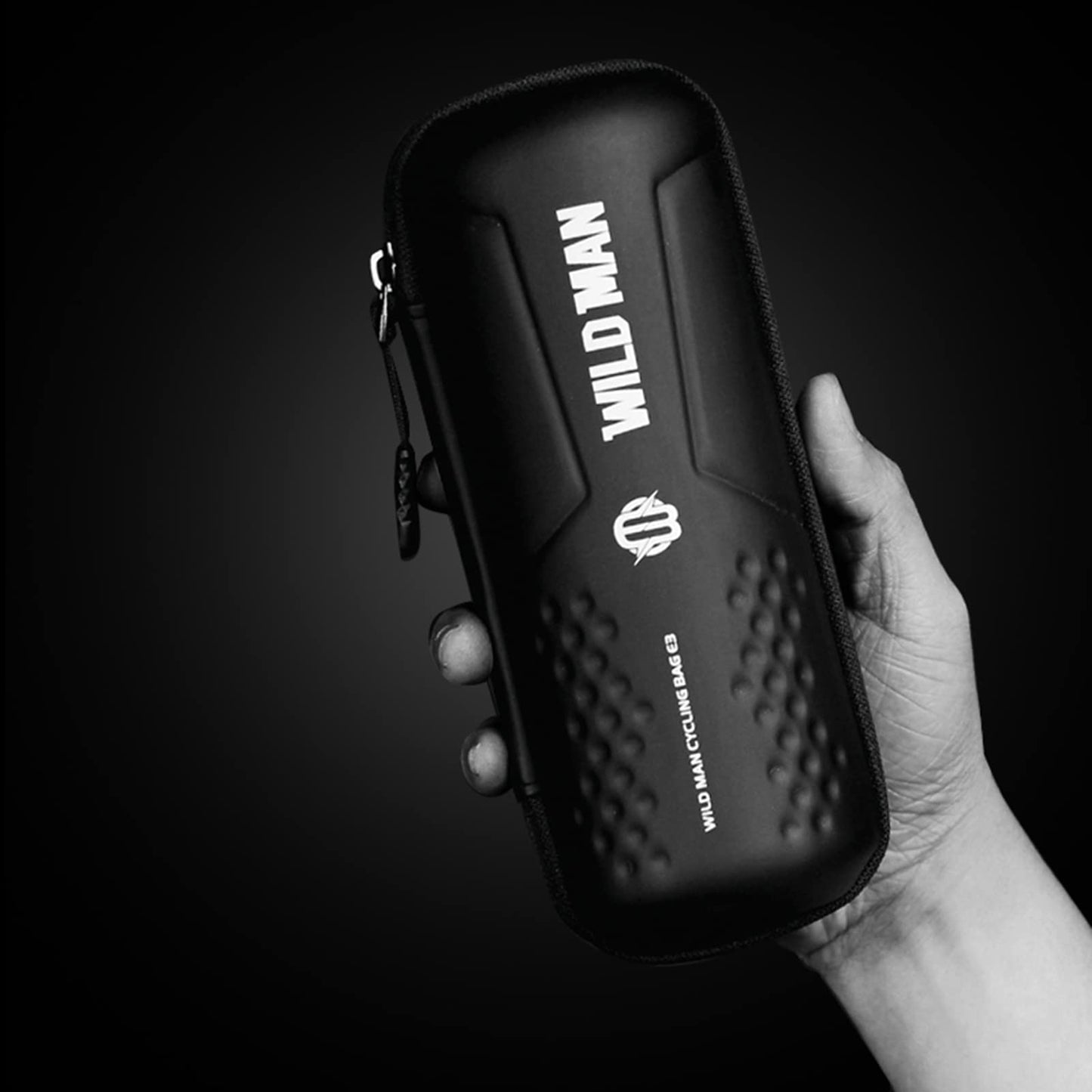LAKE OF FIRE Small Bicycle Tool Bag, Tool Pod Bike Tire Repair Kit Bike Repair Tool Storage Bag with Zipper - Style B