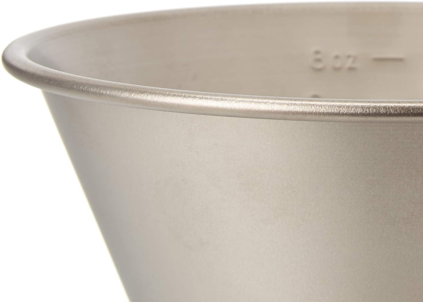 Snow Peak’s Titanium Sierra Cup, E-104, Japanese Titanium, Lifetime Product Guarantee, Lightweight, Compact for Camping or Backpacking